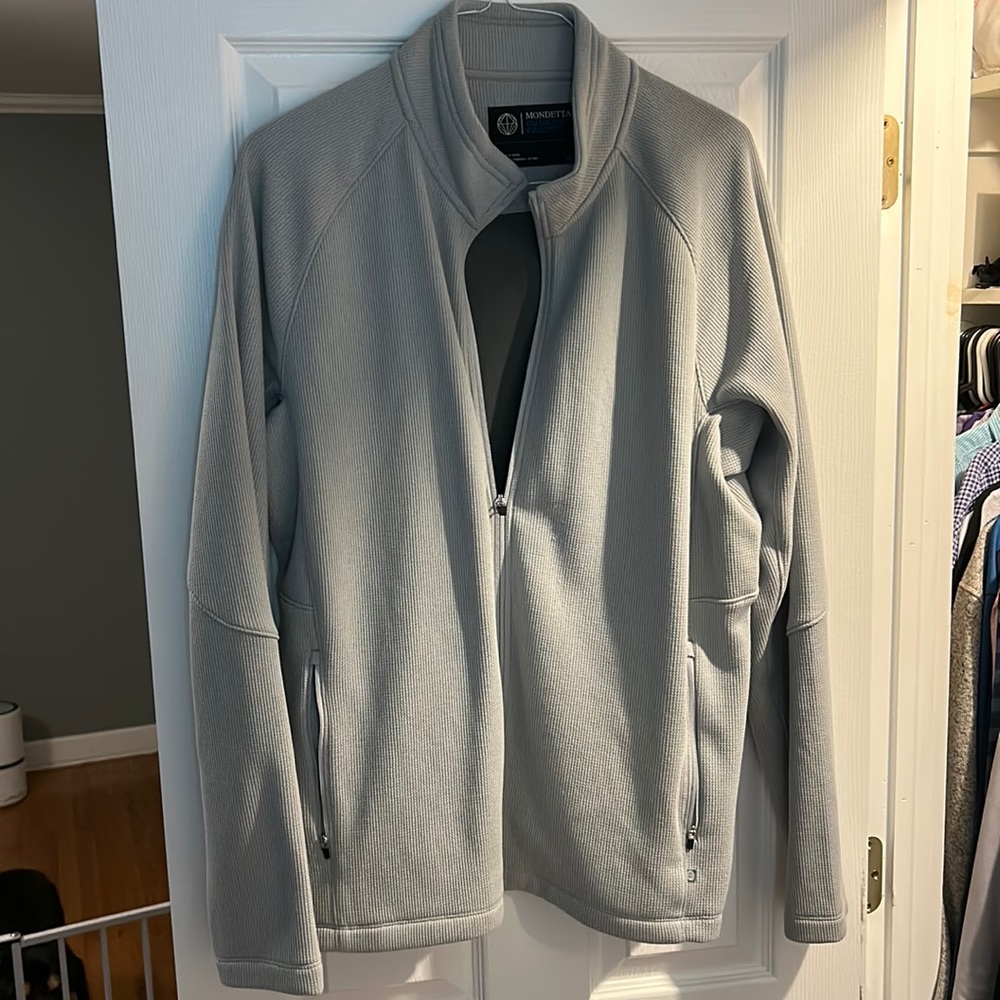 Mondetta full zip fleece sweater
